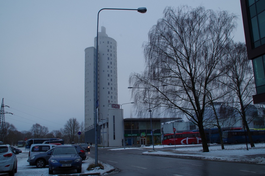 Tigutorn in Tartu, view of the building. Ab Künnapu & Padrik: Vilen Künnapu, Ain Padrik, co-authors Kristiina Hussar, Kerli Koolma rephoto