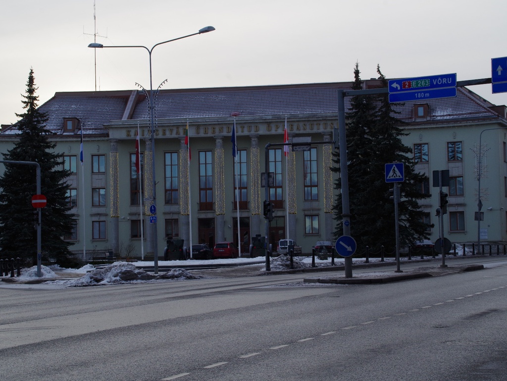 Main building of the Estonian Academy of Agriculture, 1982. rephoto