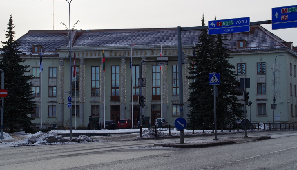 Tartu. Building of the Estonian Academy of Agriculture rephoto