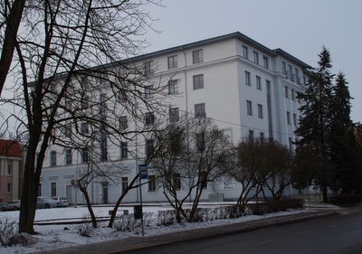 TRÜ ühiselamu Pälsoni 23 (hiljem Pepleri 23). Tartu, 1957. rephoto