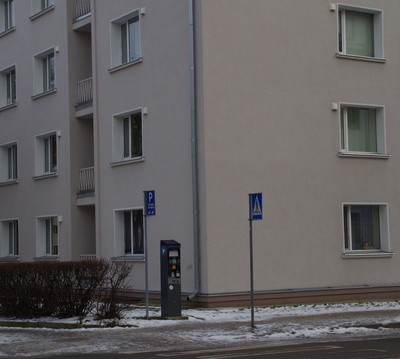 The corner of the Garden and General Põdra Street rephoto