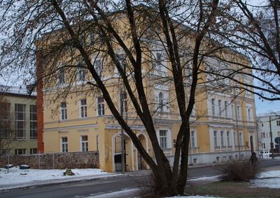 Tartu. Building Vanemuise (end. Garden) tn. 35, where on February 2, 1920 the Tartu Peace Treaty was signed rephoto