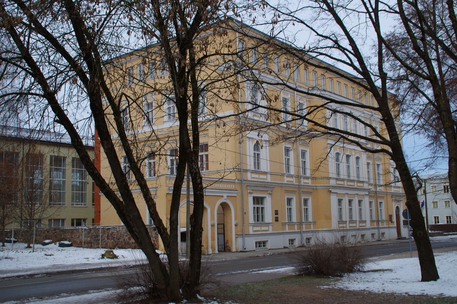 The house on Vanemuise Street in Tartu, where Tartu peace was signed rephoto