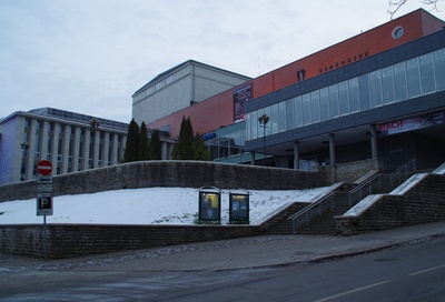 Tartu linnavaade. Teater Vanemuine. 1941.a. rephoto