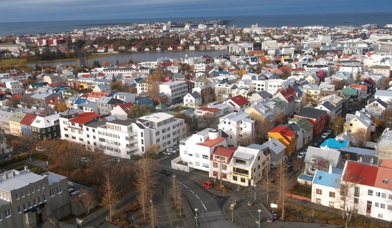 Reykjavík, Tjörnin, 1919 rephoto