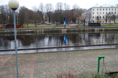 Spring Days of students 1992, in front of the boat rally Kaunas Emajõel rephoto