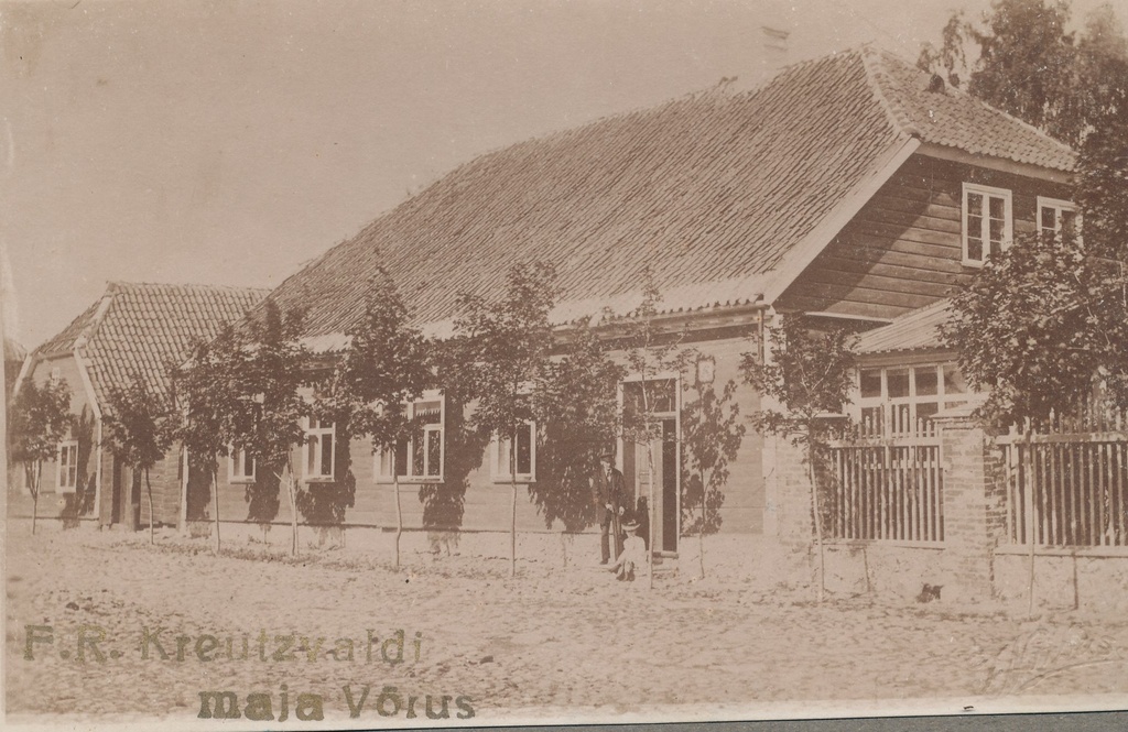 Foto Fr.R.Kreutzwaldi maja Võrus 1833-1877