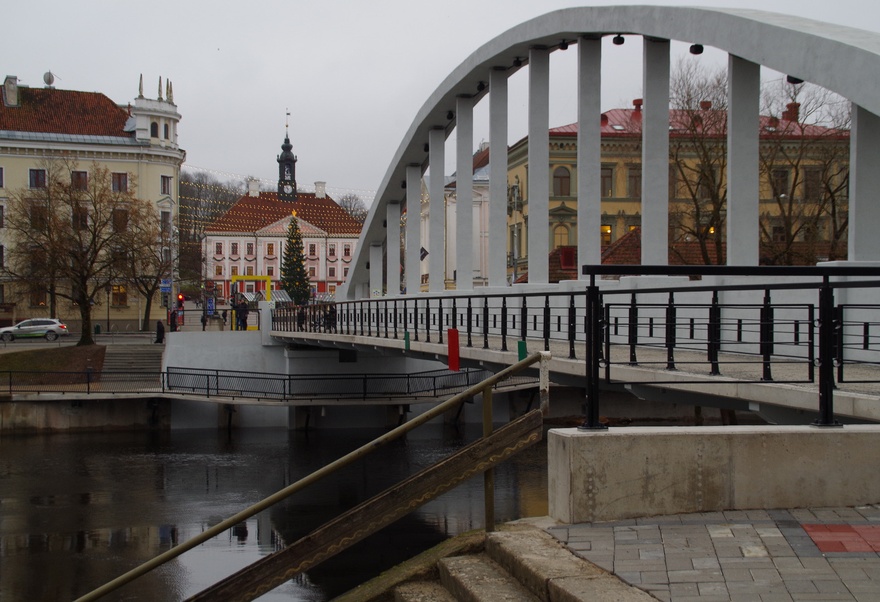 Stone sild in Tartu, view rephoto