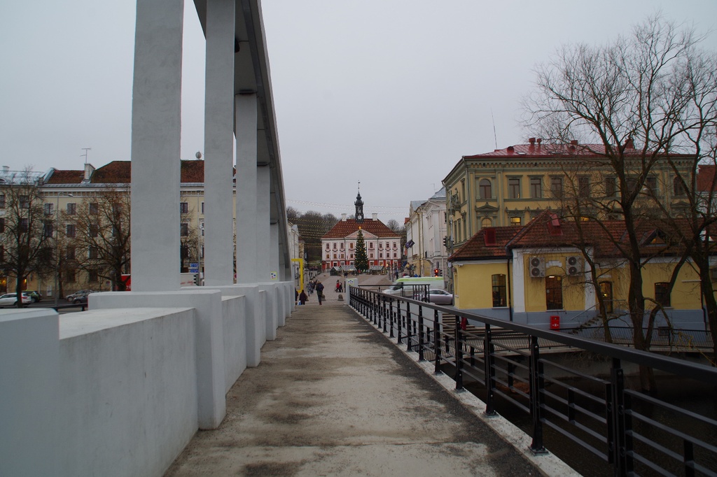 Turu tänav koos raekojaga. Tartu album rephoto