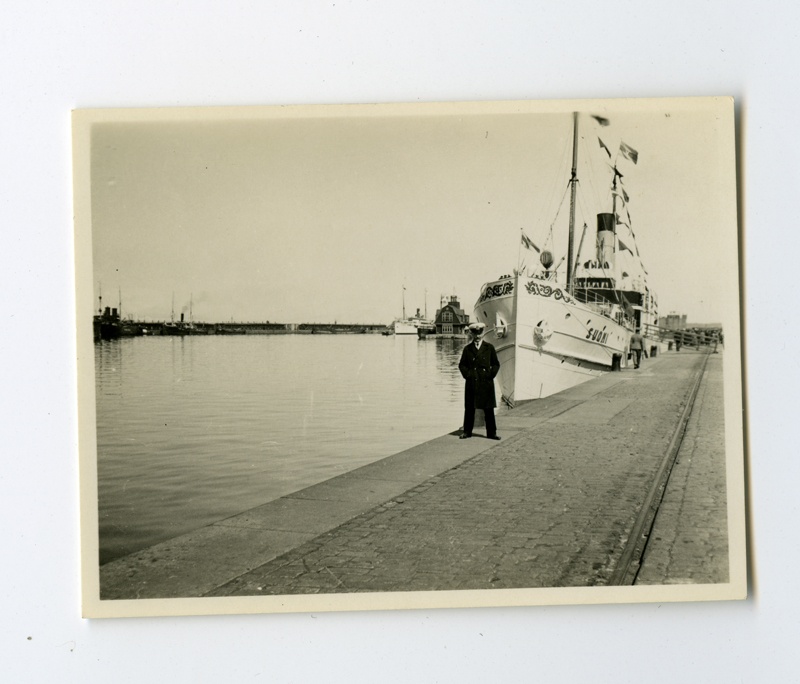 Laevaehitusinsener Nikolai Link sadamakail.