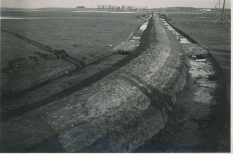 Foto. Haapsalu - Uuemõisa uus otsetee. Vaade Haapsalu poolt. 1934.