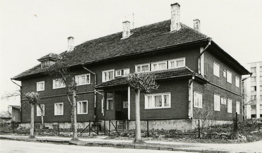 Elamu Võrus, vaade. Arhitekt Anton Soans