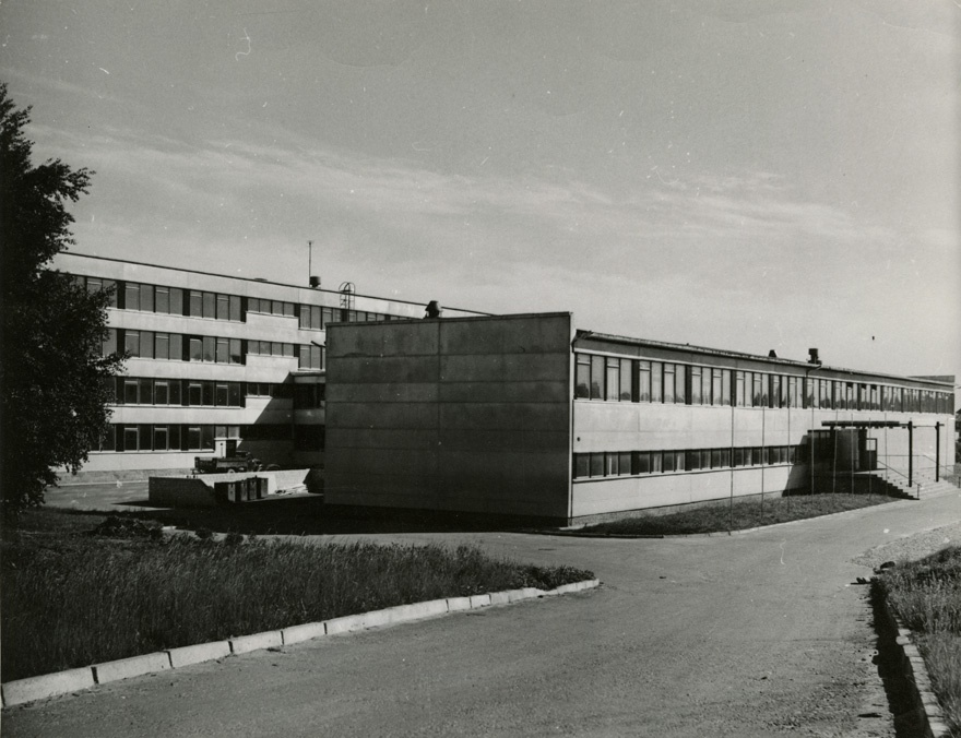 Võru I keskkool, praegune Võru Kreutzwaldi Gümnaasium, eestvaade