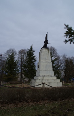 Karl Kurtz at the Pillar of the War of Independence rephoto
