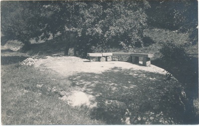 Postcard. Toila Oru Suurstone ping. Located in the album Hm 7955.  duplicate photo