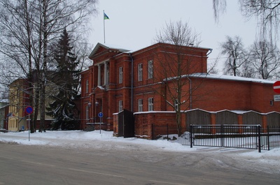 Tartu, the house of the German corporation "Estonia" Tähe tn rephoto