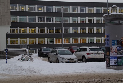 Tähe 4, TRÜ füüsikahoone ehitamine. Tartu, 1977-1980. rephoto