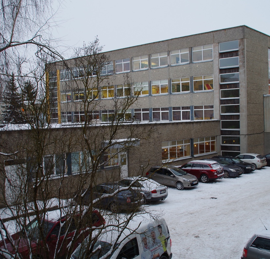 Tartu Ülikooli füüsikahoone, tagantvaade. Arhitekt M. Palm rephoto