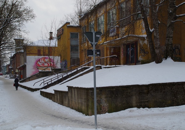 Restoran Kaseke, toidupood Tähe. Tartu, 1964. rephoto