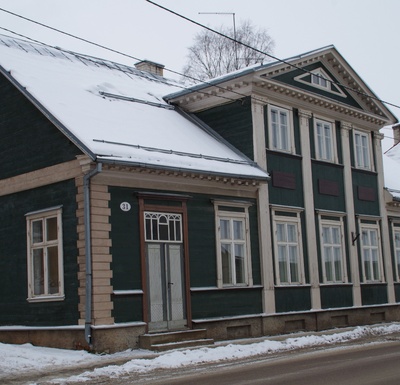 Elamu Tartus Kalevi tn, fassaadivaade rephoto