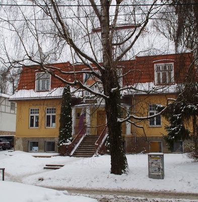 Elamu Tartus Kalevi tn, vaade tänavalt. Arhitekt Viktor Kessler rephoto