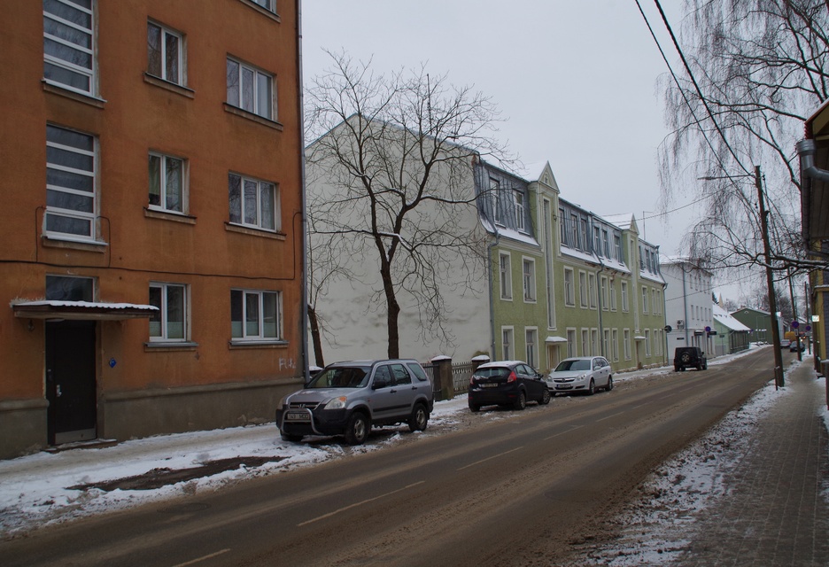 Tartu. Building, Kalev tn. 18, where the apartment of the corporation "Hasmonea" ( apartment 2) rephoto