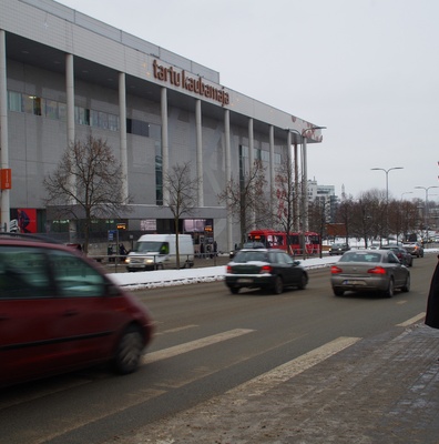 Tartu linna sõjajärgsed taastamistööd rephoto