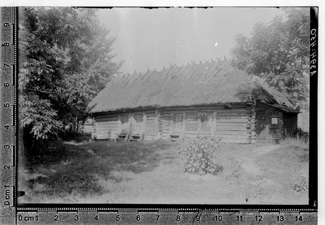 Old garden at the Ruhnu church in 1932. Ruhnu khk, Ruhnu island