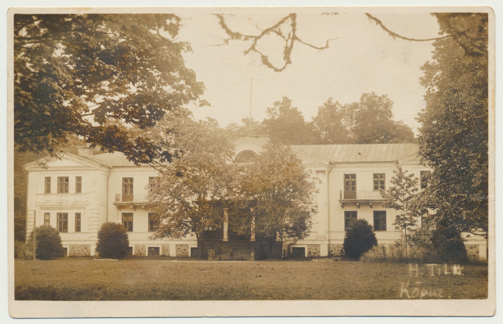 foto, Viljandimaa, Kõpu kool mõisahoone's, u 1930, foto H. Tilk