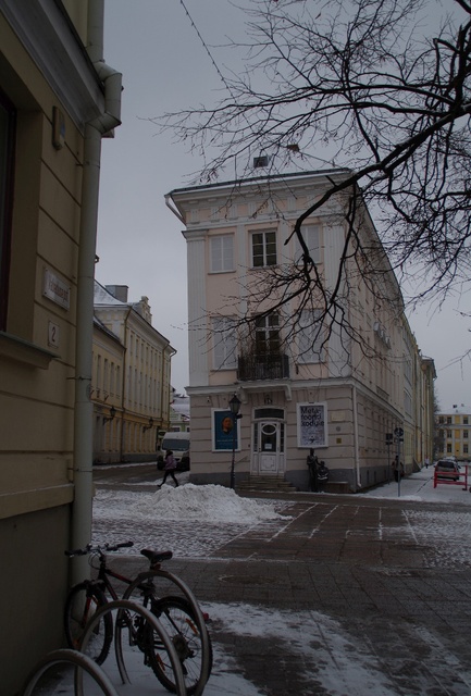 Tartu. Stone pharmacy Company tn. 1 Beside the square of the building rephoto