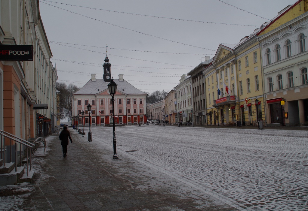 Tartu linnavaade. Raekoja plats. 1941.a. rephoto