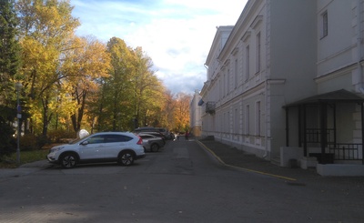 Kliinikud Toomemäel, esiplaanil suur kliinik.  Tartu, 1925-1935. rephoto