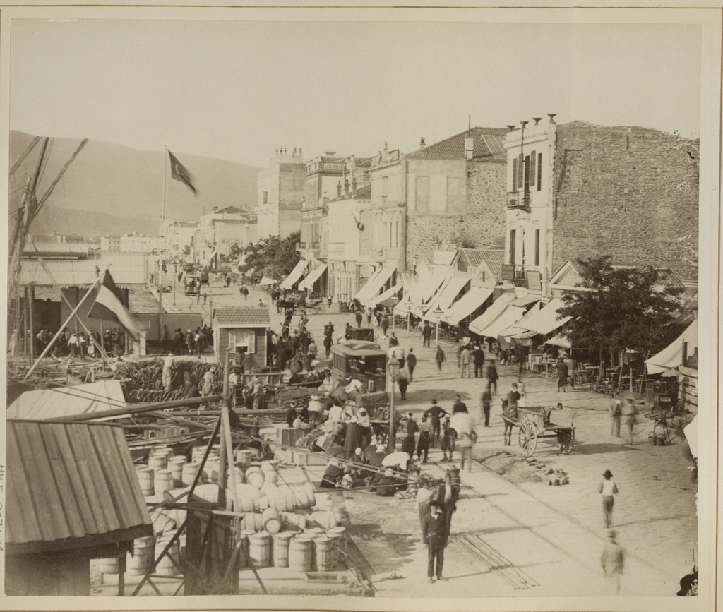 Vaade Osmanite impeeriumi aegsele Smyrna linna sadamale 1897.a.