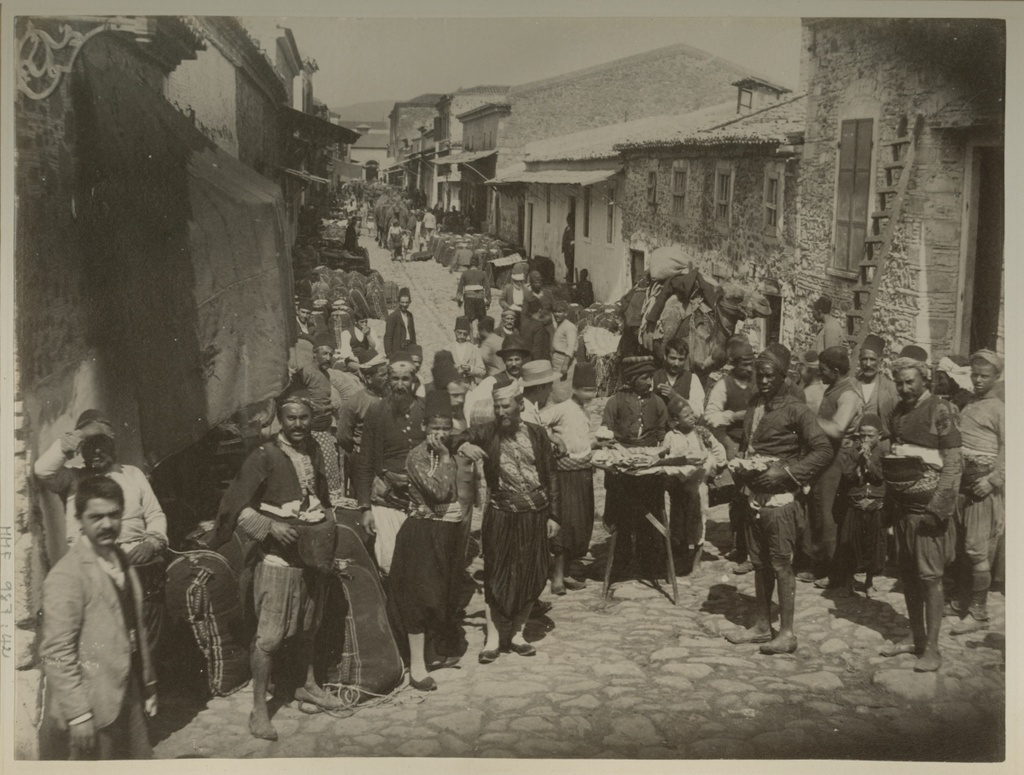 Türgi tänavakaupmehed Osmanite impeeriumi aegses Smyrna linnas 1897.a.