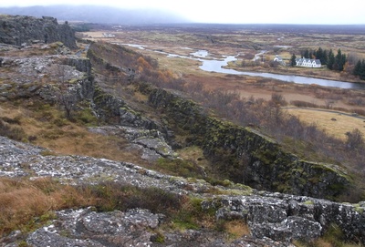 Thingvellir Church, Iceland rephoto