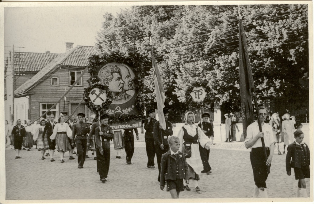 foto, Järvamaa 15. maakondlik laulupäev 10.07.1949.a.