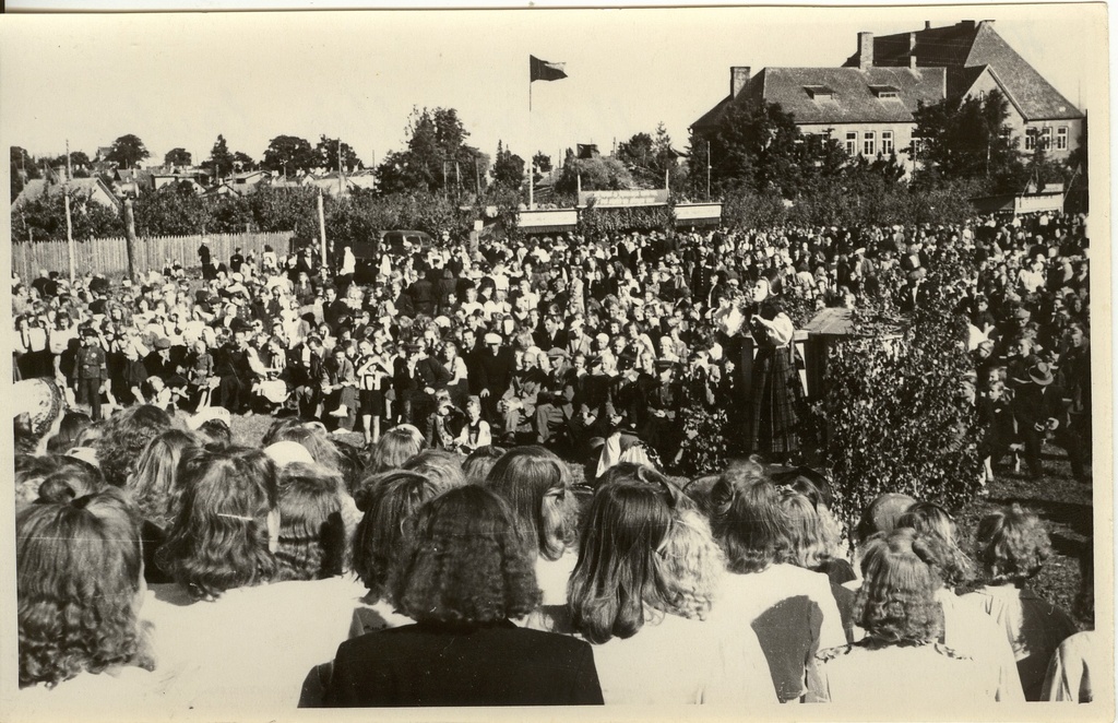 foto, Järvamaa 15. maakondlik laulupäev 10.07.1949.a.