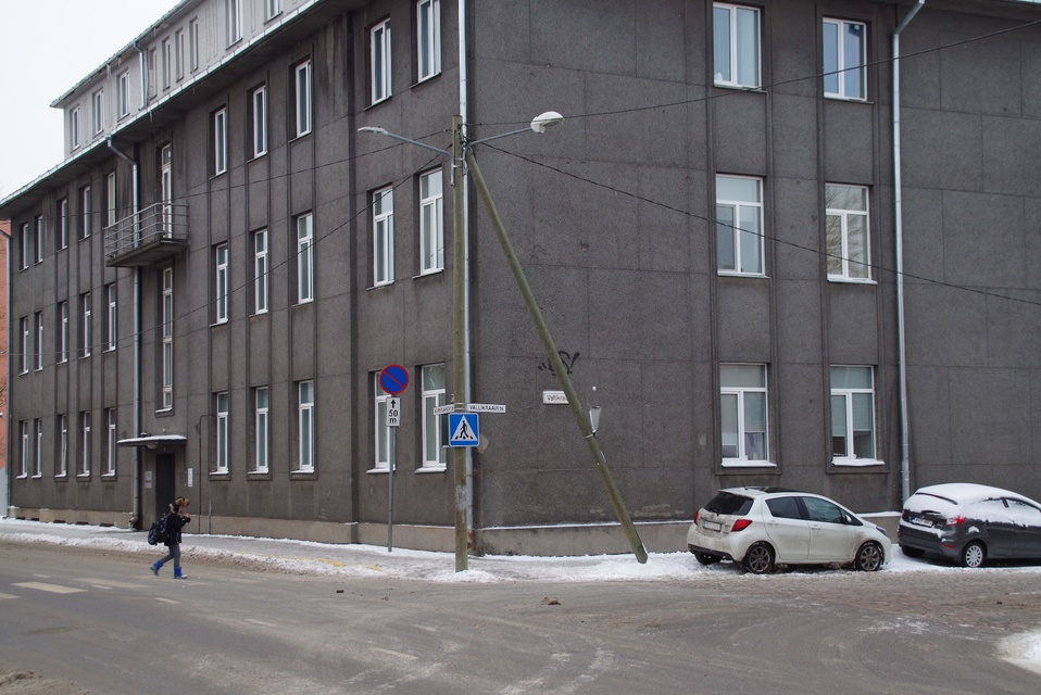 Tartu. Old building of the University of Tartu eye clinic rephoto