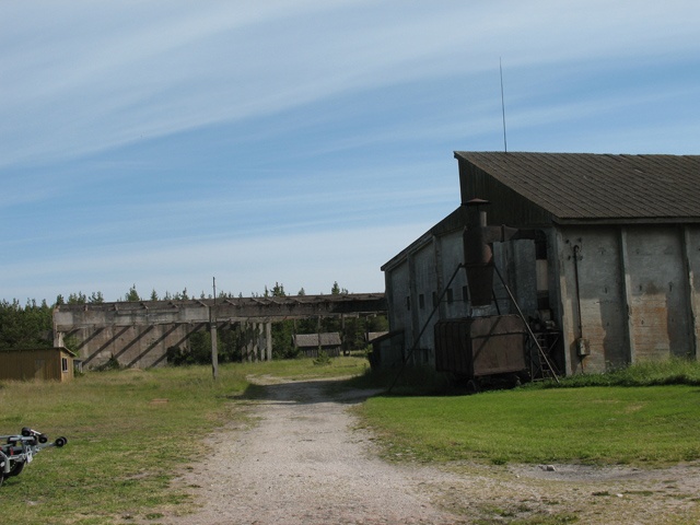 Former buildings of the Papisaare fishing industry