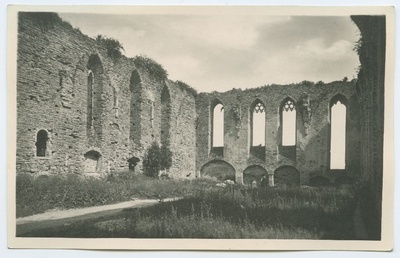 Tallinn, Pirita kloostri varemed, kiriku sisevaade kirde suunas.  similar photo
