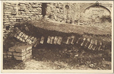 Tallinn. Excavations of the Pirita monastery.  duplicate photo