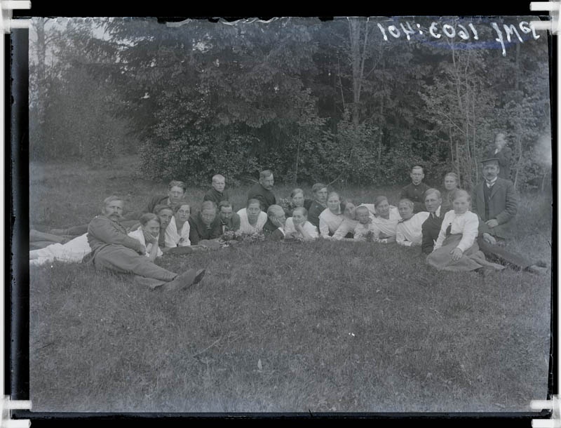 klaasnegatiiv, Johannes Loo pulmad 1912.a.