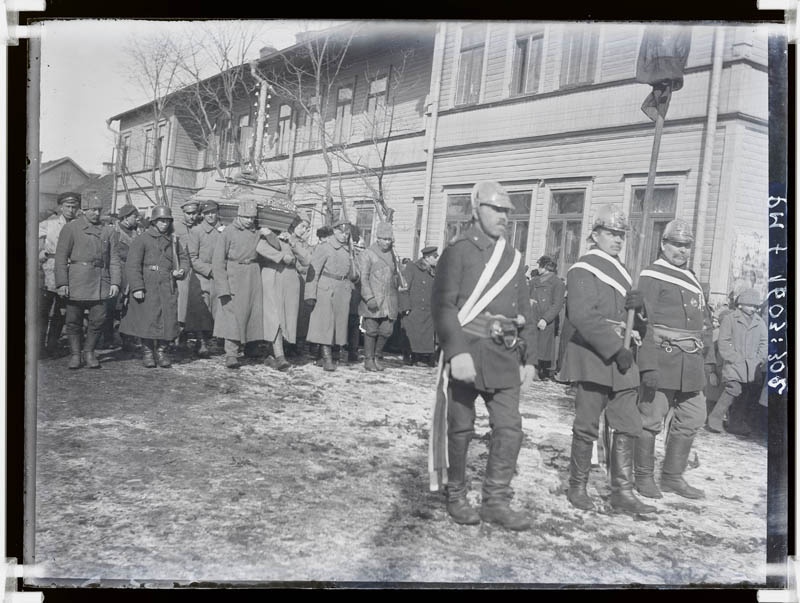 klaasnegatiiv, matused 1920-ndad a.