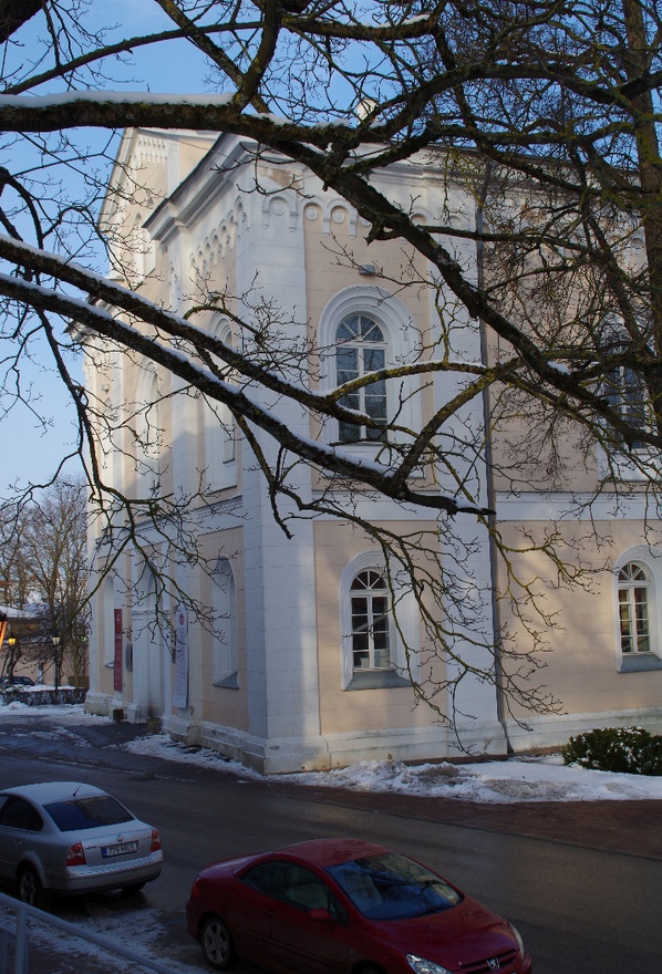 Church of the University of Tartu, view. Architect Karl Rathhaus rephoto