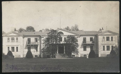 fotopostkaart, Kõpu khk, Kõpu mõis, peahoone, kool, u 1922  similar photo