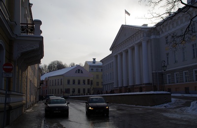 Tartu Ülikooli peahoone. Arhitekt rephoto