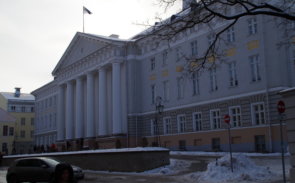 University of Tartu: main building.  1920-1930. Photo h. Ehapalu. rephoto