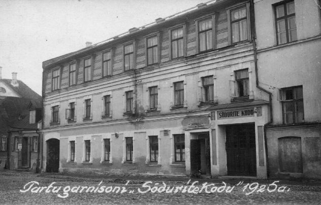 Tartu garnisoni "Sõdurite kodu", 1925.