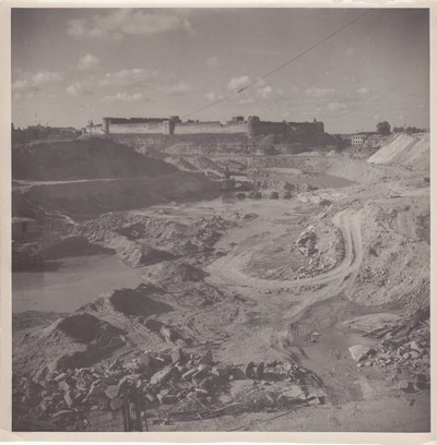 Construction of Narva Hydroelectric Power Station