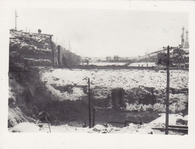 Construction of Narva Hydroelectric Power Station  duplicate photo